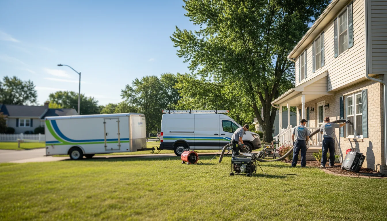 Flooded Basement Restoration And Cleanup With Repair in Pittsboro, IN near me